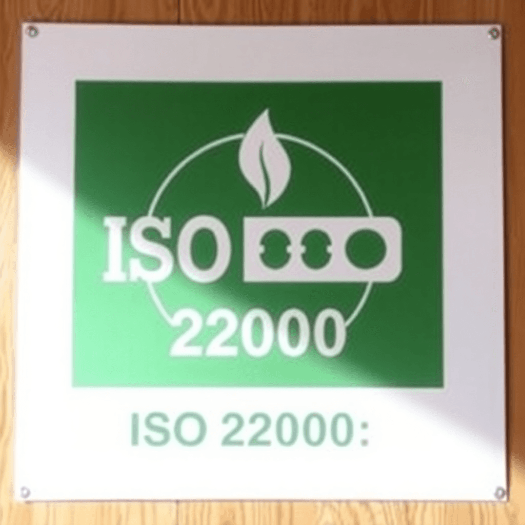 ISO 22000 food safety certification logo